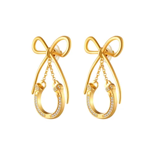 Серьги Gerel Gilvaa с покрытием из 18-каратного золота медные унисекс