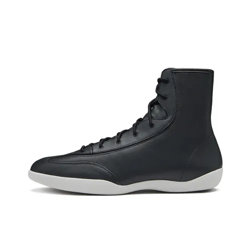 EQUALIZER Винтажные баскетбольные кроссовки High Top Phantom Black Unisex