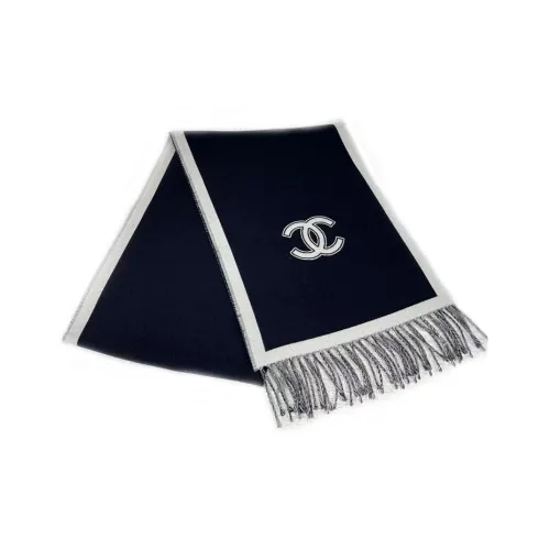 CHANEL Вязаный Шерсть Вязаный Шарфы Унисекс
