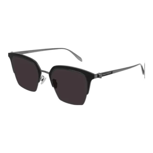 McQ Alexander McQueen Металл OVAL SUNGLASSES Мужской Черный
