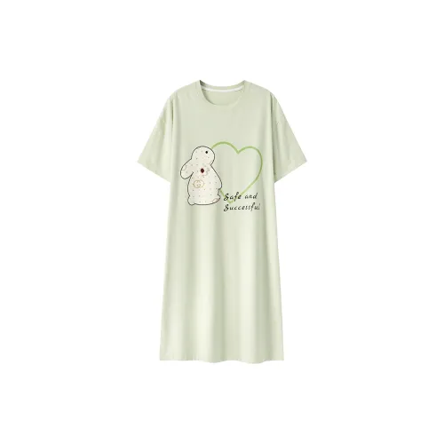 The Story Of The Flower Season Ночная сорочка Женская Светло-зеленая