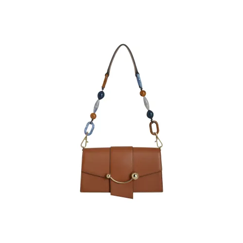 Strathberry Смола Сумка через плечо Сумка Mini Женская Каштановая