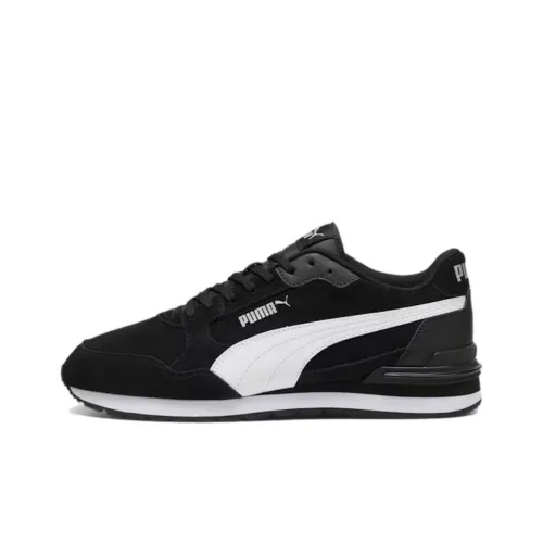 PUMA St Runner Low Топ Кэжуал Унисекс Черный Белый