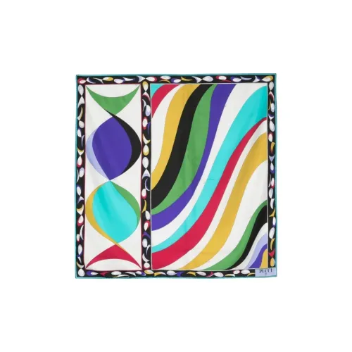 EMILIO PUCCI Шелковые шарфы Женские Белый