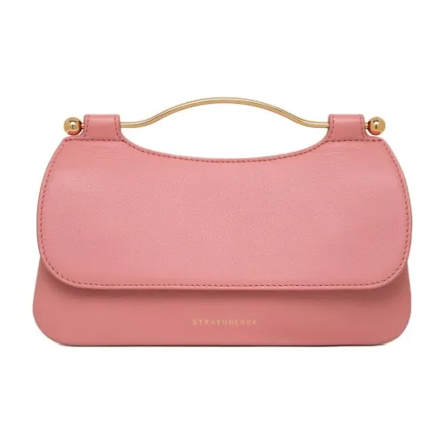 Strathberry Телячья кожа Сумка Сумка через плечо Сумка через плечо Стандартная Женская Конфетно-розовая