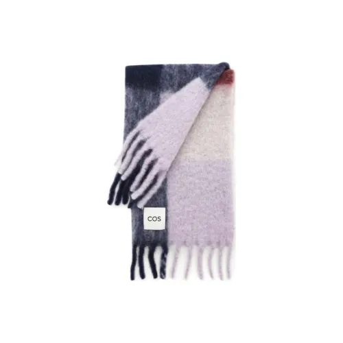 COS Mohair Вязаные Шарфы Женские Многоцветные