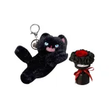 Черный-Dive+Стиль Шанель Розовый Мини Букет