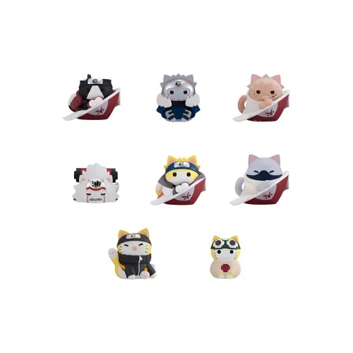 MegaHouse Mega Кошка Project Naruto Ураганные Хроники Фигурки в стиле Chibi The Ninja Кошки Shippuden