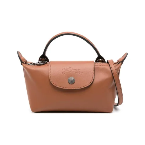 LONGCHAMP Le Pliage Xtra Кожа Коровья кожа Сумка Мини Женская цвет коньячного