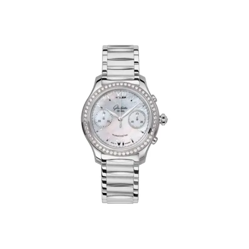 Glashütte Original Автоматический Механический Movement Женские Часы 38 мм Жемчужная Раковина Цвет