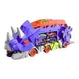 Трицератопс Трансформирующая Дорожка Автомобиль с 4 Сплавными Автомобилями