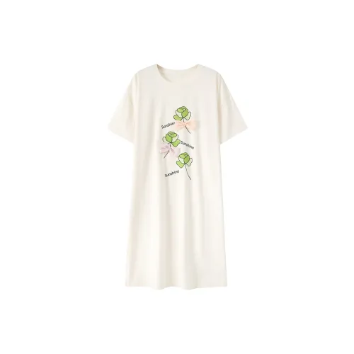 The Story Of The Flower Season Ночная сорочка Женская Белая