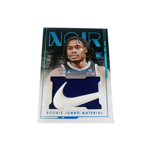 Панини 21 22 Kings Noir Davion Mitchell Rookie Nike Big Mark Jersey Patch RC Star Card Карта пройдет Спортивные карты 1 шт
