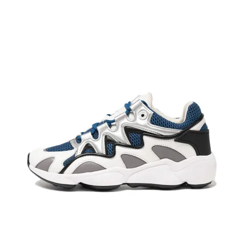 Sandro Низкий топ массивные кроссовки мужской белый и синий