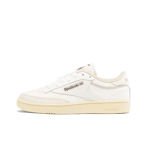 Reebok CLUB C 85 Скейтборд Кроссовки Низкие Топ Экрю Унисекс