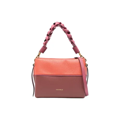 COCCINELLE Сумка через плечо из кожи маленькая сумка для женщин Mulberry розовый и коралловый красный