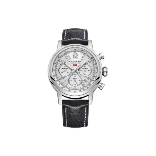 CHOPARD Автоматический Механический Часы Мужские из Коллекции MILLE MIGLIA, 42 мм, Серебряный