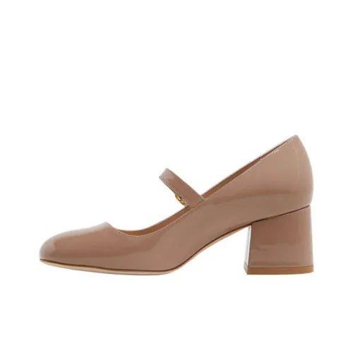 Stuart Weitzman SW Stuart Песочные часы Туфли Мэри Джейн 6 см Женские Рыжевато-коричневый