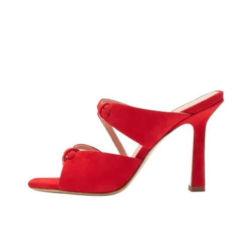 SCAROSSO Устойчивые к истиранию Слипоны Женские Красные