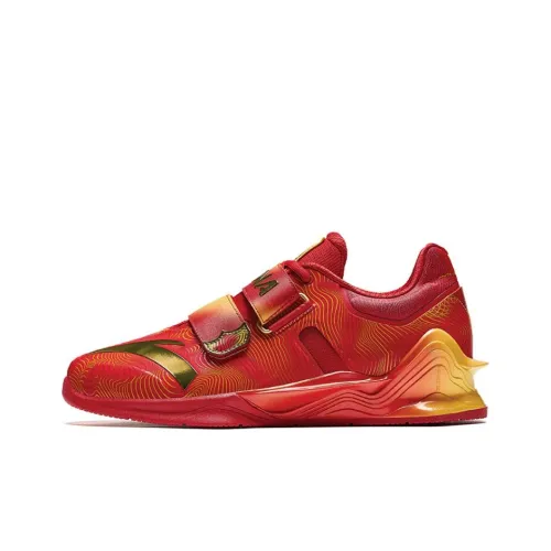 ANTA Тренировочные кроссовки Low Top Классический Красный/Папирусный Белый/PURE Желтый/Металл Золото Мужской