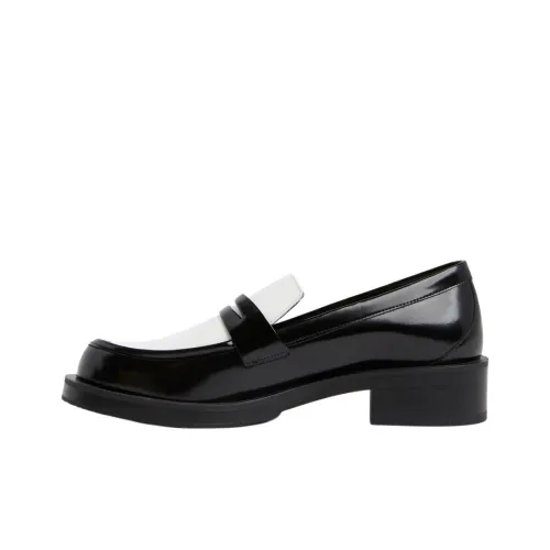 Stuart Weitzman SW Palmer Смелый Лоферы 4CM Женские Черный