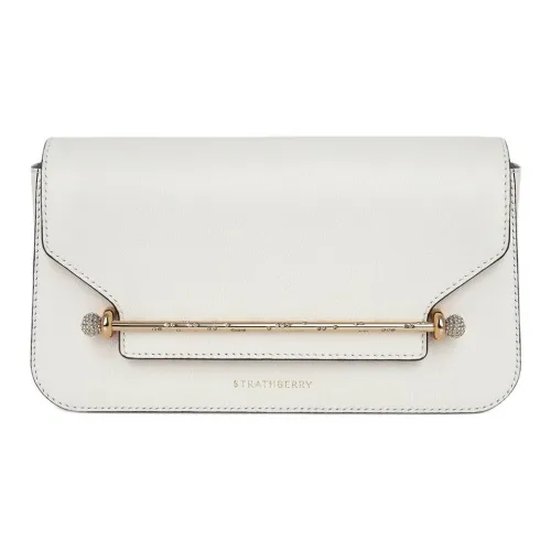 Strathberry Smooth Calfskin Сумка через плечо Женская Белая
