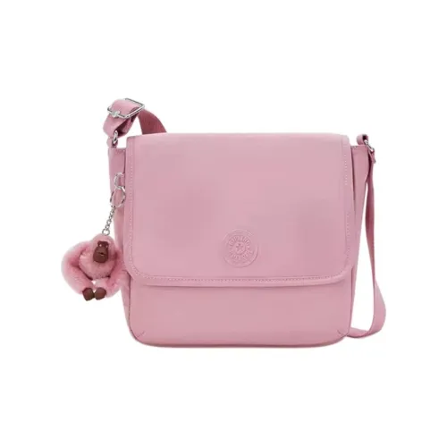 Kipling Полиамид Сумка через плечо Маленькая Унисекс Мягкий Розовый Темно-Серый Кварц