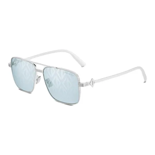 DIOR Металл Aviator Солнцезащитные очки Мужские Серебряные