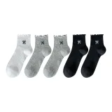 5 пар (Белый + Светло-серый X2 + Черный X2)