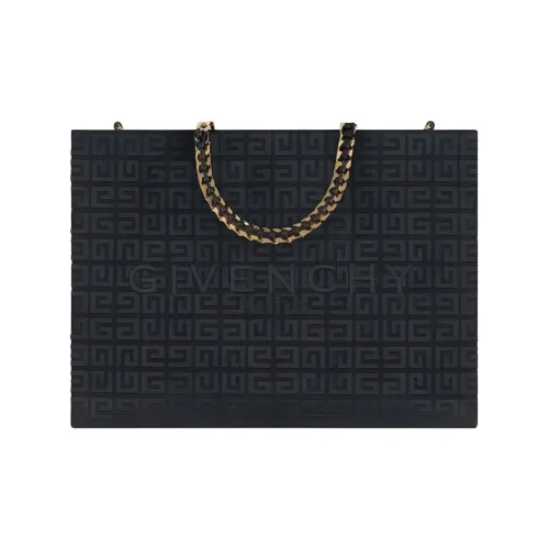 Givenchy Canvas коровья кожа сумка среднего размера женская черная