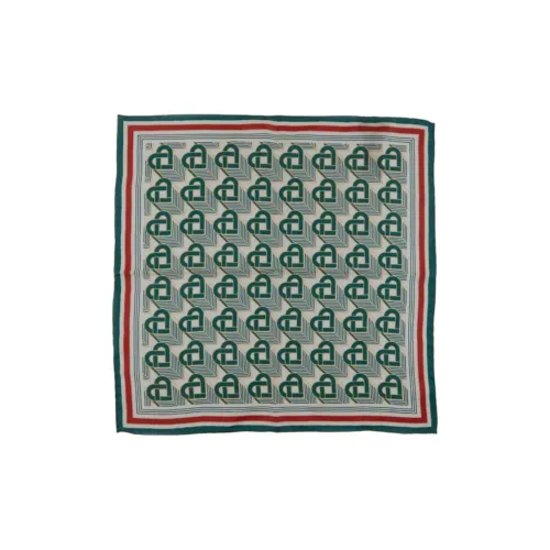 CASABLANCA Шелковые шарфы Женские Зеленый