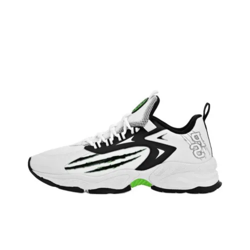 PLEIN SPORT Повседневный Низкий Топ Белый/Неон Зеленый Унисекс