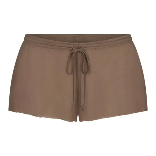 SKIMS Kim's Sleep Short Pajama Pants Women's TRUFFLE TRUFFLE SKIMS Kim's Сон Короткие Пижамные Штаны Женские TRUFFLE TRUFFLE