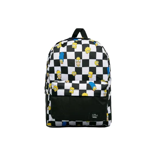 Vans The Simpsons Collaboration Old Skool Polyester Backpack Regular Unisex Black Вансы The Simpsons Collaboration Old Skool Полиэстер Рюкзак Стандартный Унисекс Черный