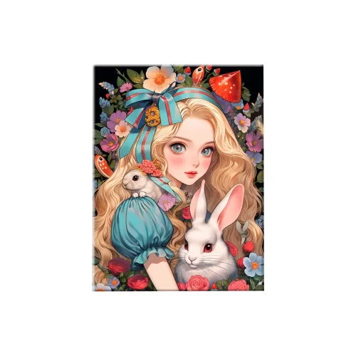 Куклы и медведи танцуют MISS Кролик DIY Числа Масляная живопись Акрил Наполнитель Ручная роспись Материал Сумка Игрушки