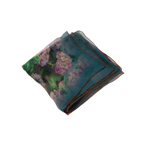 Lagur 100% шелк Квадратный шарф Женские