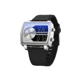 Силикон, черный, серебристый