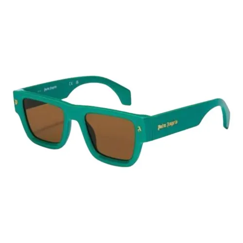 PALM ANGELS Ацетат Квадратные Солнцезащитные очки Унисекс Зеленые