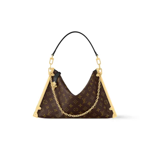 LOUIS VUITTON LUCKY TRUNK Холст Сумка через плечо Женская Коричневая