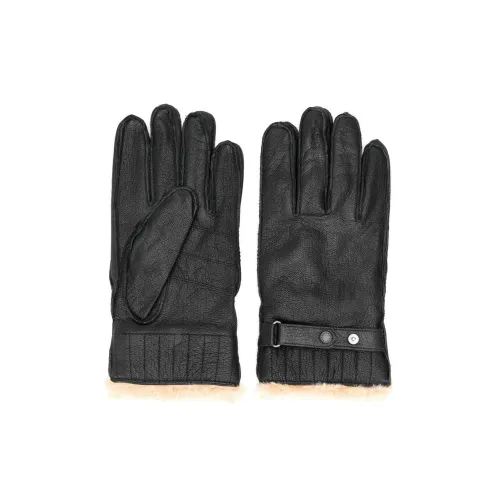 BARBOUR Кожа, Lambskin, Faux Fur, Men's Gloves