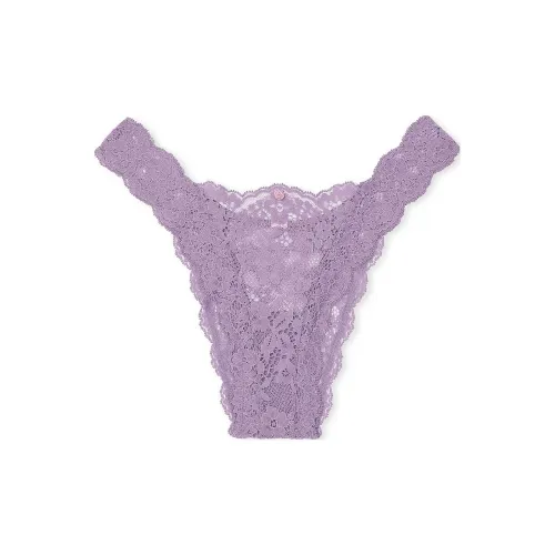 Victoria's Secret Fantasy Collection Dreamy Collection Angels Кружевная отделка Бразильские трусы Frozen Сливовый
