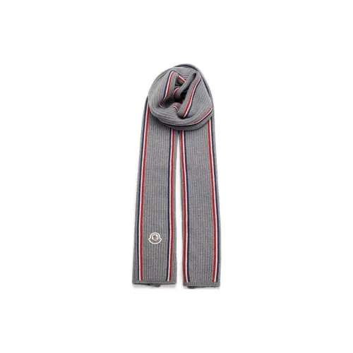 MONCLER Шерстяные вязаные шарфы Мужской
