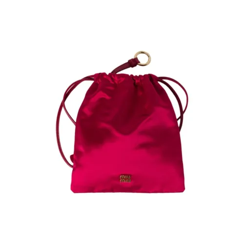 MIU MIU Satin Clutch Женский Розовый Красный
