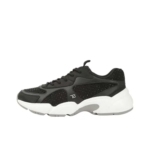 SERGIO ROSSI Sr 0024 Низкий Топ Повседневная Обувь Женская Черная