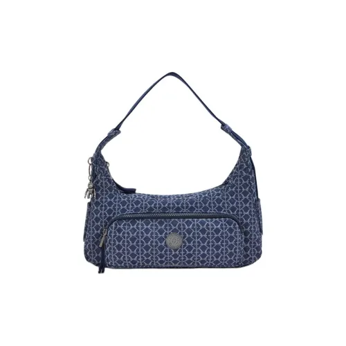 Kipling Хлопок Сумка Сумка через плечо Женская DENIM MONOGRAM