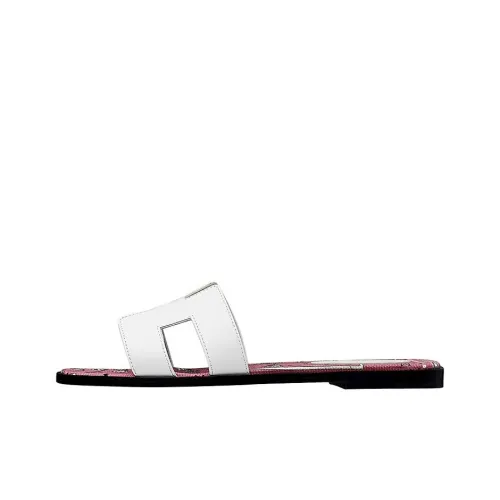 HERMES Oran Слипоны Женские Белые