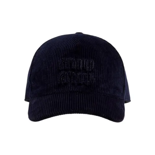 MIU MIU Бархатные кепки женские синий