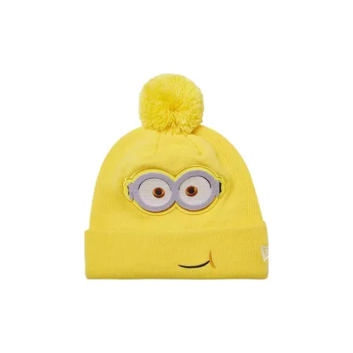 New Era Акриловые Шапки-бини для Детей Желтого цвета
