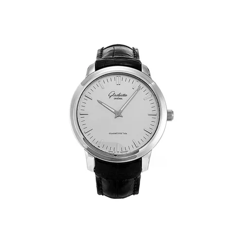 Glashütte Original Автоматический Механический Часы Мужские SENATOR 40,1 мм Серебряные