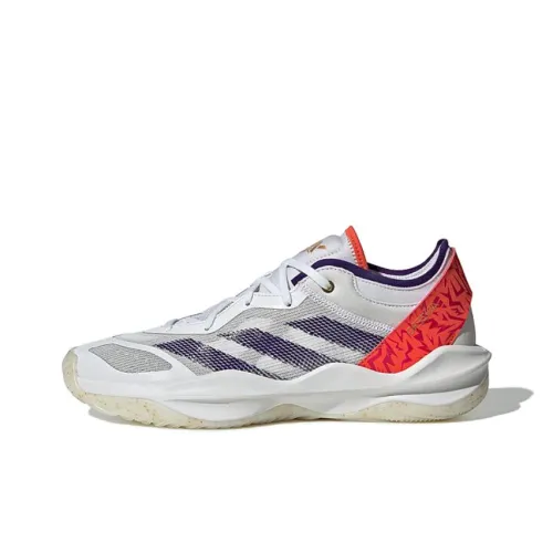 Adidas Adizero Select 2,0 Slip-Resistant Abrasion-Resistant Low-Top Баскетбольные кроссовки Унисекс Серый Красный